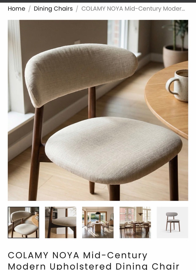 COLAMY Noya Dining Chairs - photo 3