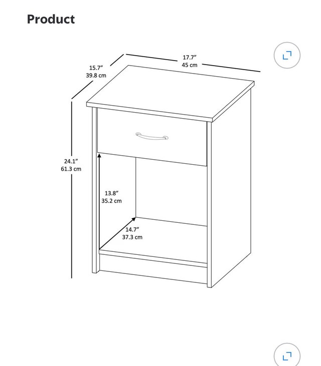 Set of 2 beautiful night stands - photo 3