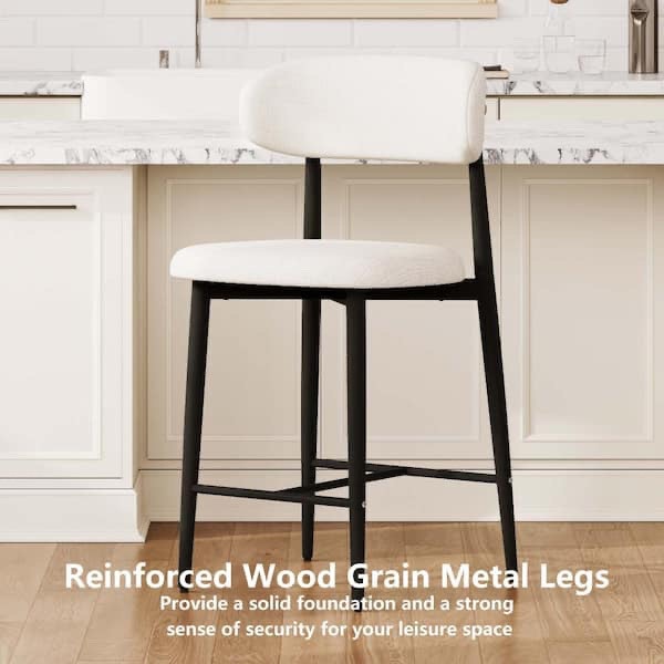 Brand new Set of 2 Modern Upholstered Bar Stools - photo 5