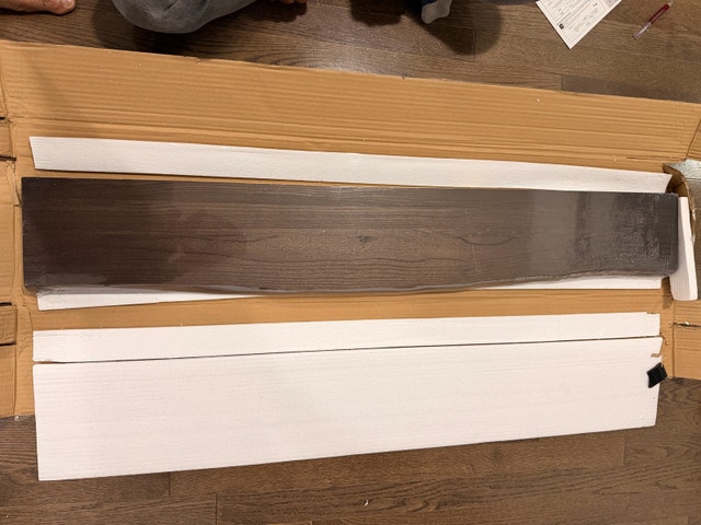 Brand new 48 inch Floating Shelves for Wall - 8'' D Live Edge - photo 4