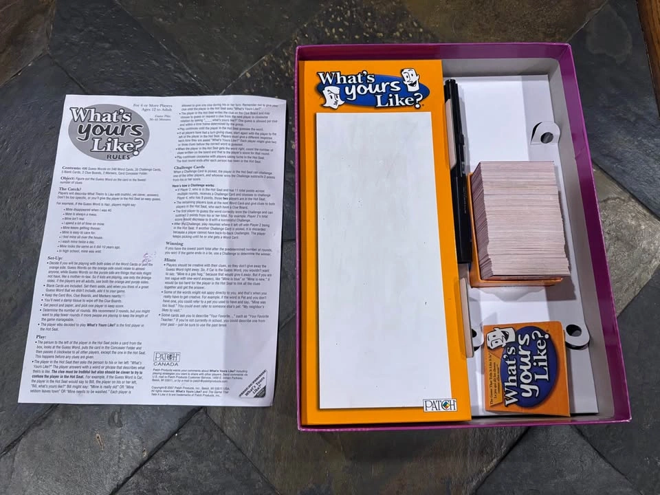 What's Yours Like? Party Board Game (Complete) - photo 3