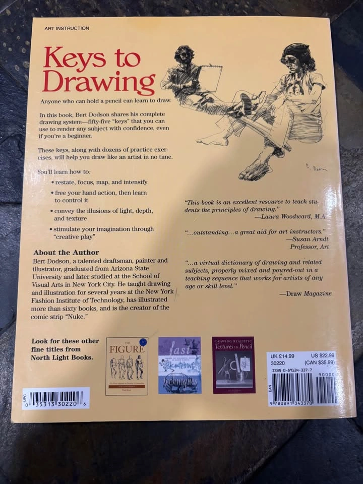 Keys to Drawing by Bert Dodson (Paperback Art Instruction) - photo 3