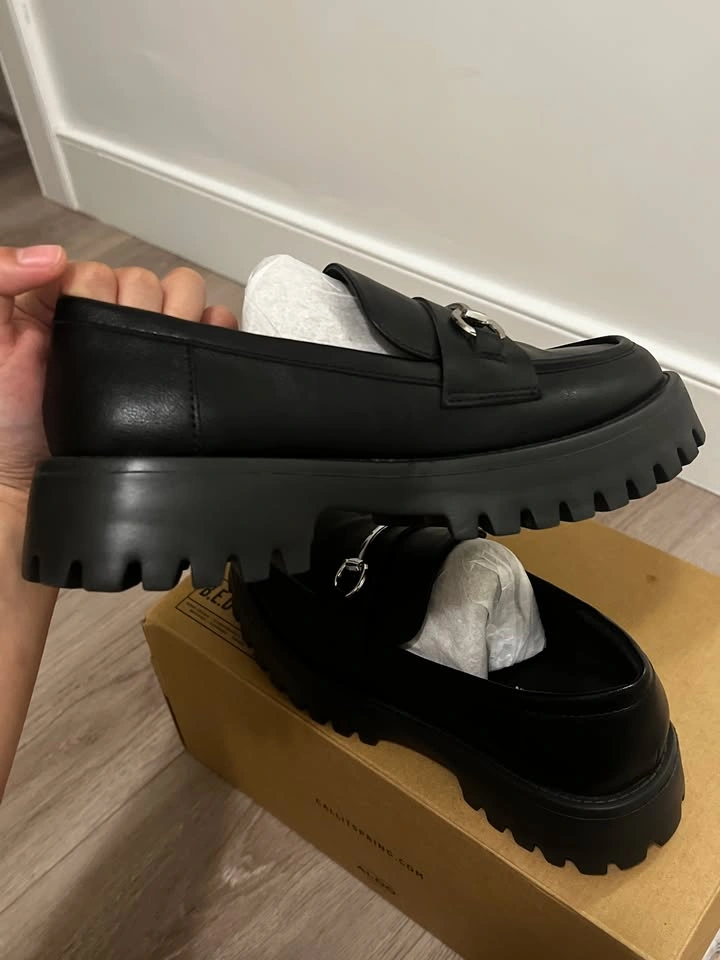 Call It Spring Vegan Loafers – Size 7 – Worn Once, Mint Conditio - photo 3