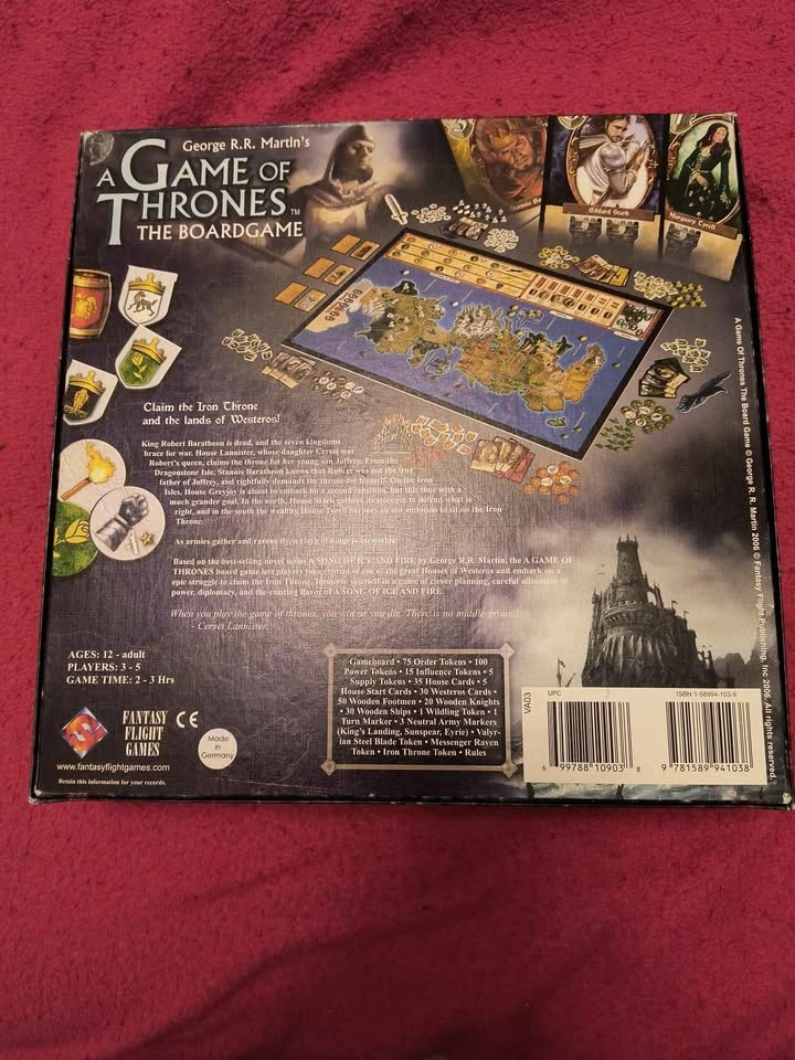 A Game of Thrones boardgame w/ expansion - photo 2