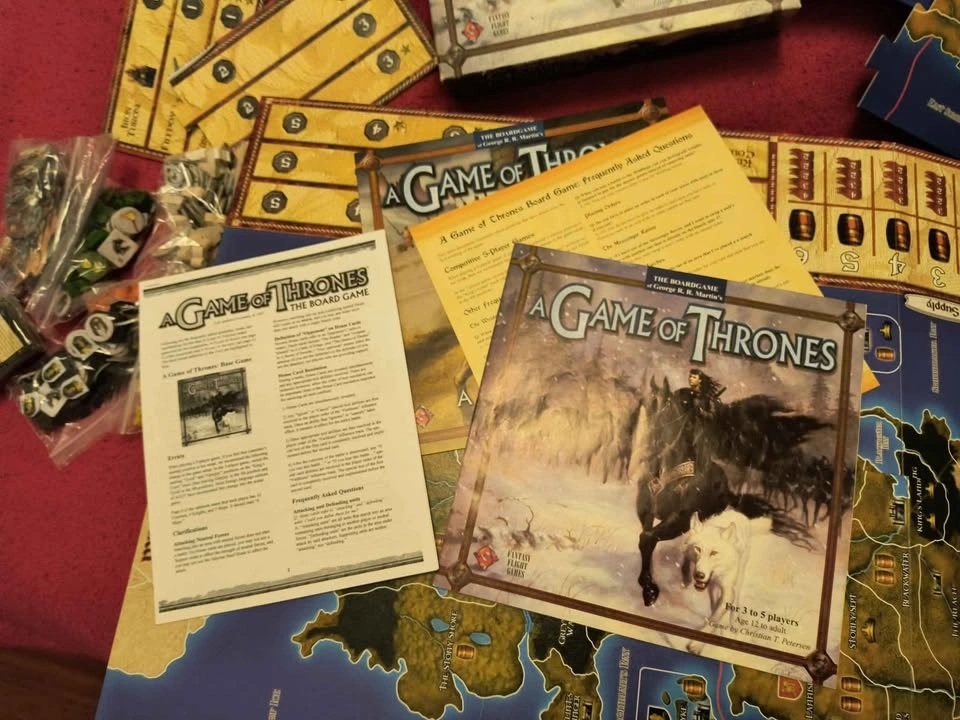A Game of Thrones boardgame w/ expansion - photo 4