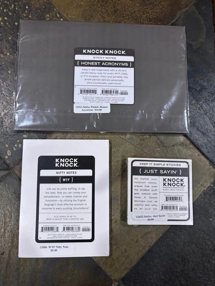 New Knock Knock Novelty Office Stationery Bundle - photo 2