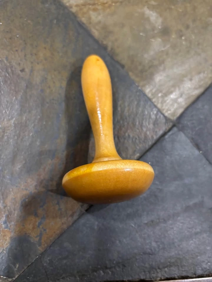 Vintage Wooden Darning Mushroom – Sewing / Visible Mending Tool - photo 3