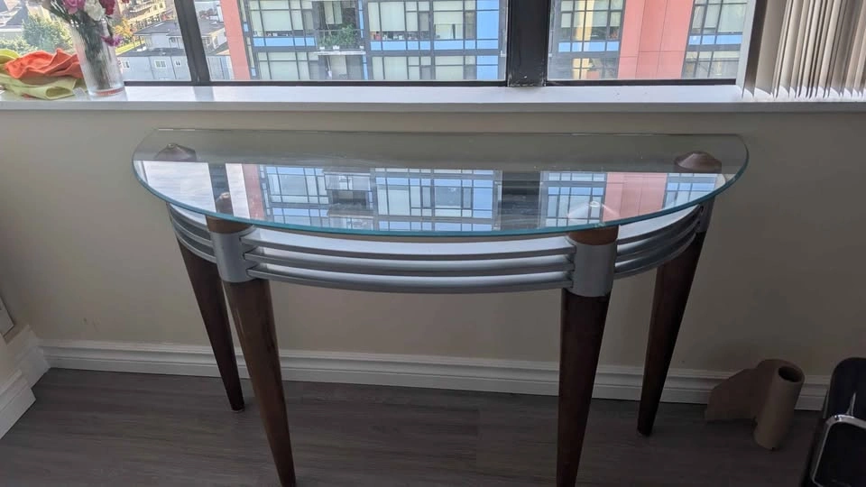 Glass Console Table - photo 2