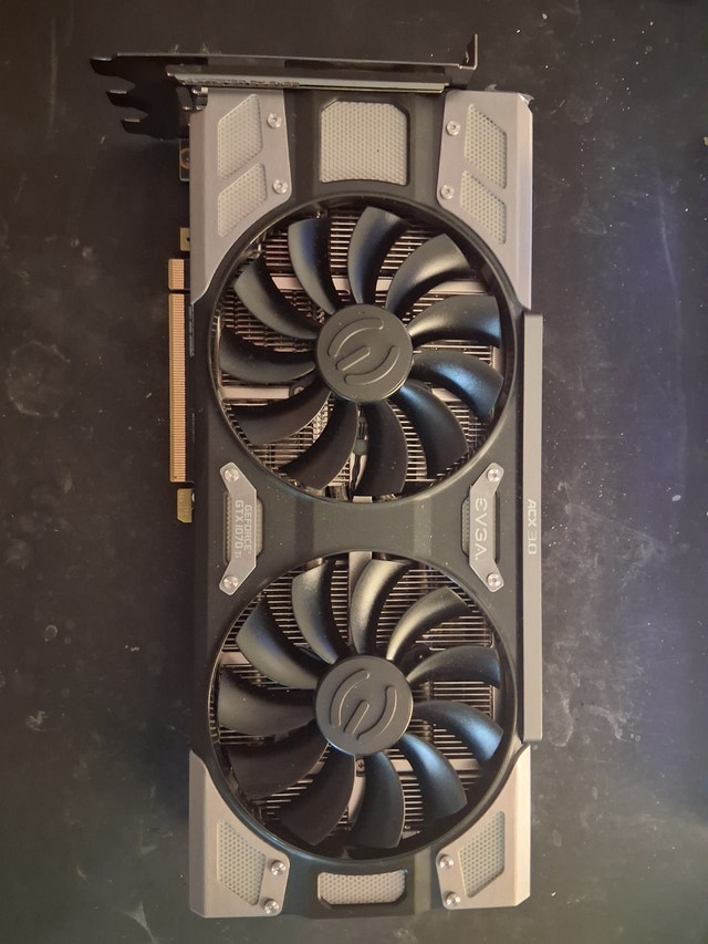 GRAPHICS CARD 1070 Ti 8GB Geforce GTX NVIDIA EVGA GAMING GPU