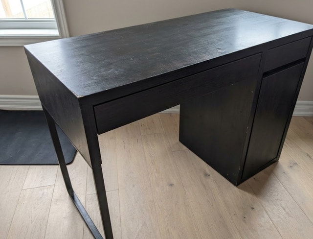 Modern Black Writing Desk