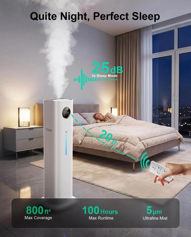 13L Cool Mist Humidifier for Large Room, 800sqft, 100H - photo 3