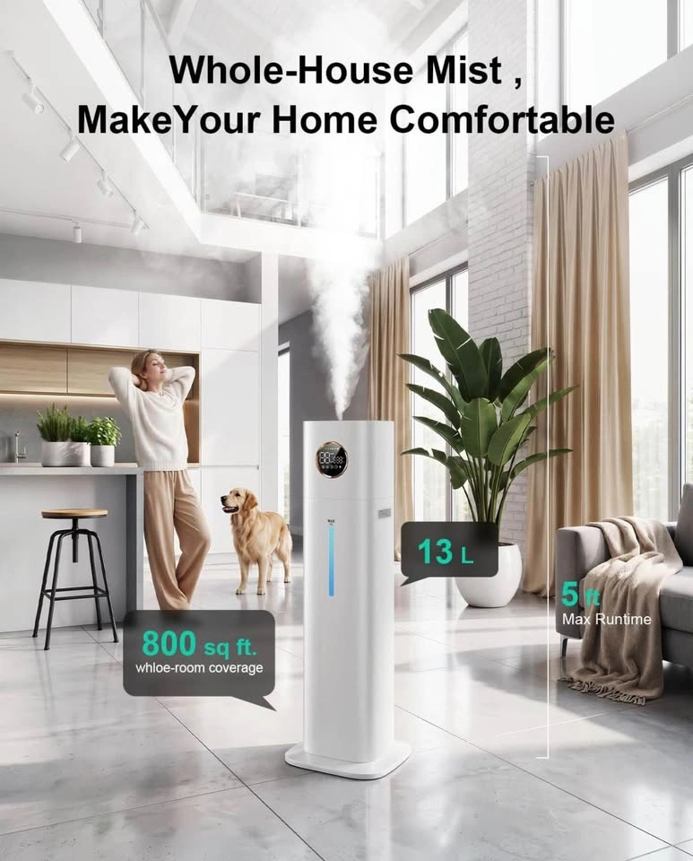 13L Cool Mist Humidifier for Large Room, 800sqft, 100H - photo 4