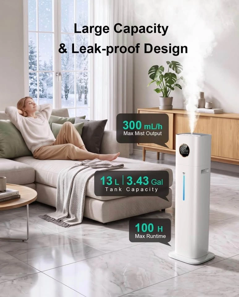 13L Cool Mist Humidifier for Large Room, 800sqft, 100H - photo 5