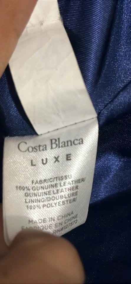 Women Costa Blanca Genuine Leather Jacket (M) - photo 3