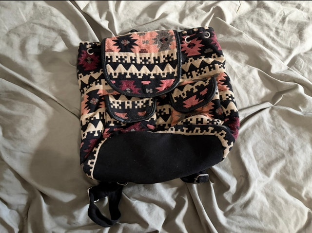 Woven Pattern Backpack - photo 2