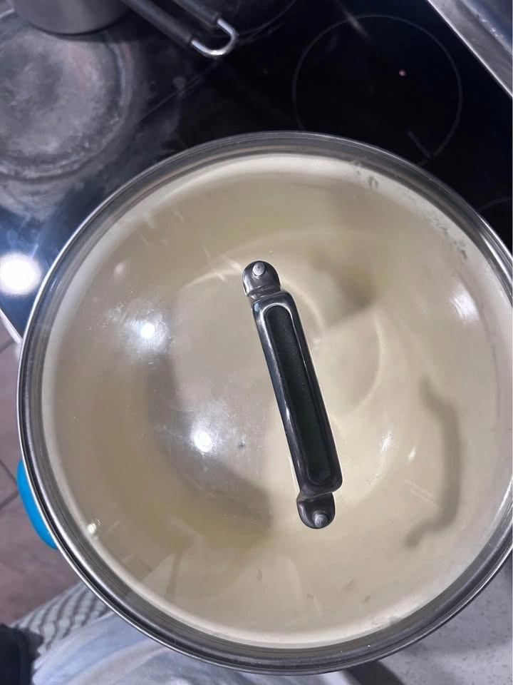 Teal Enamel on Steel Stockpot with Glass Lid - photo 2