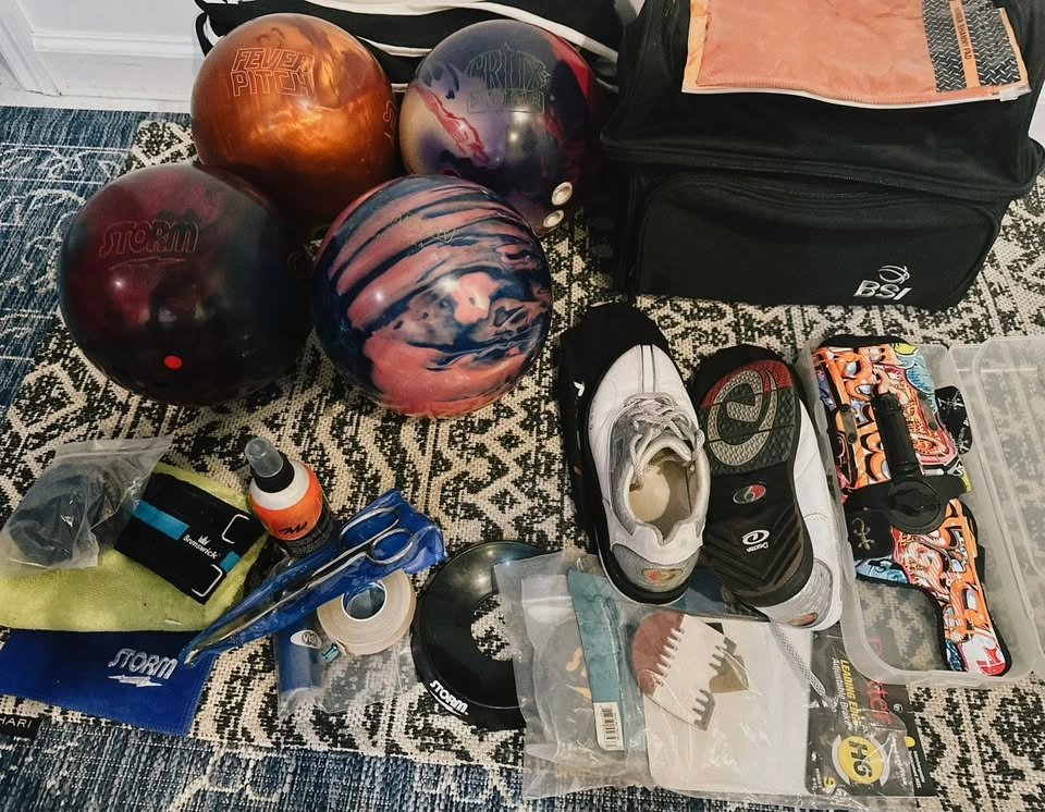 Storm Bowling Balls, Dexter Shoes, Bag, and Wrist Support - photo 4
