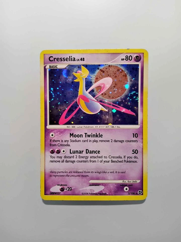 2008 Cresselia Holo Rare 2/106 pokemon