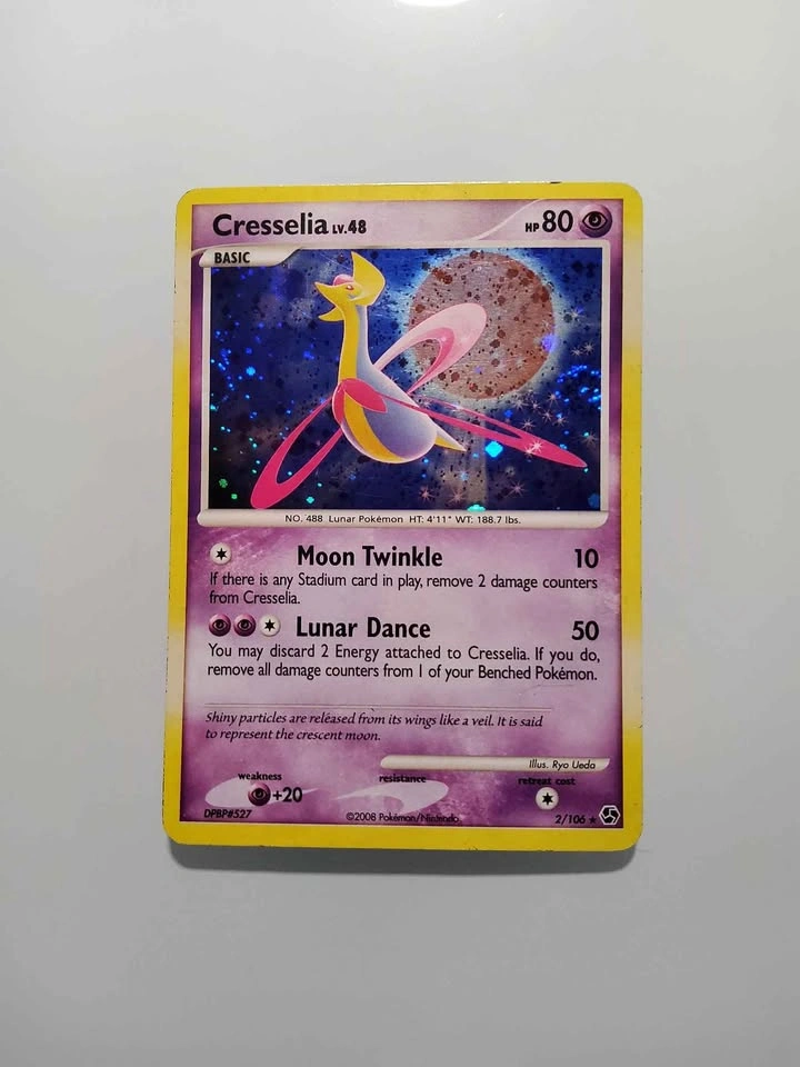 2008 Cresselia Holo Rare 2/106 pokemon - photo 2