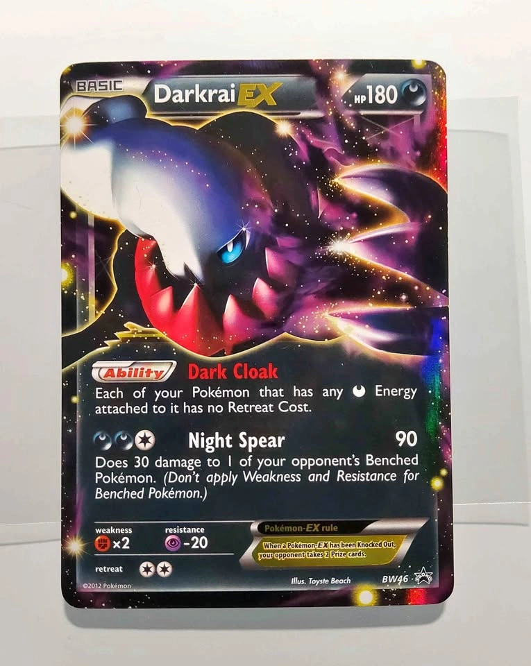 2012 Darkrai EX BW46 Black & White Black Promo pokemon