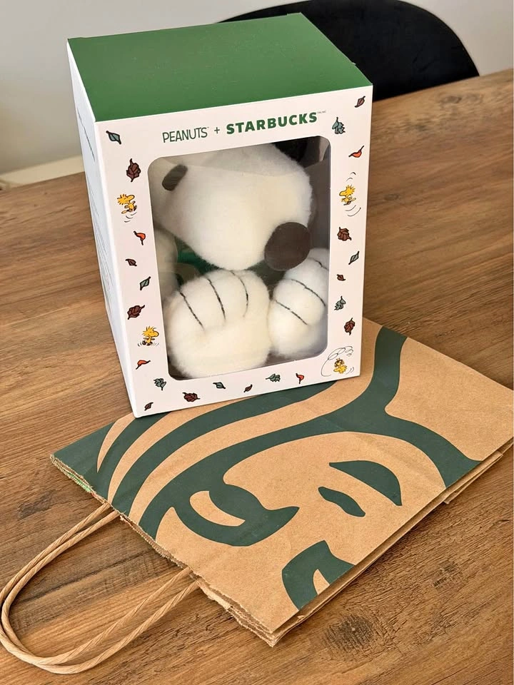 Starbucks x Peanuts Snoopy Plush - Brand New, Sealed
