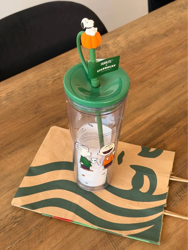 Starbucks x Peanuts Great Pumpkin 24oz Cold Cup w/ Topper - photo 3