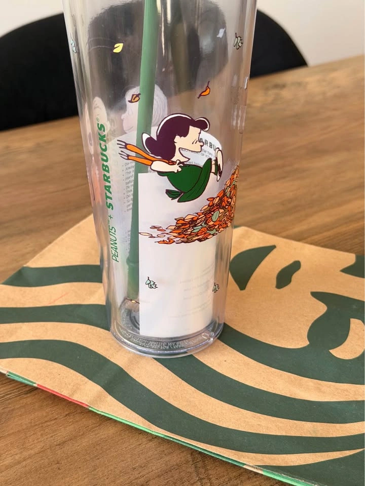 Starbucks x Peanuts Great Pumpkin 24oz Cold Cup w/ Topper - photo 4