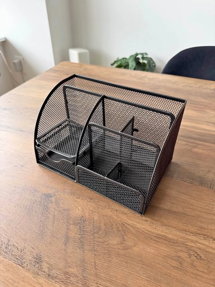 EXERZ Black Mesh Desk Organizer – New