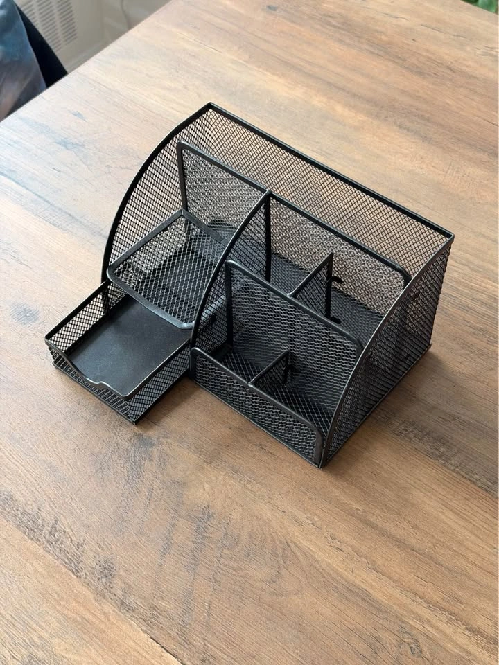 EXERZ Black Mesh Desk Organizer – New - photo 4