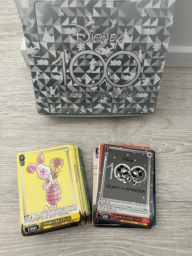 Japanese Weiss Schwarz Disney 100 trading cards - photo 2