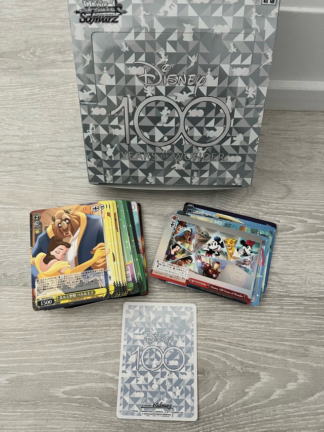 Japanese Weiss Schwarz Disney 100 trading cards - photo 3