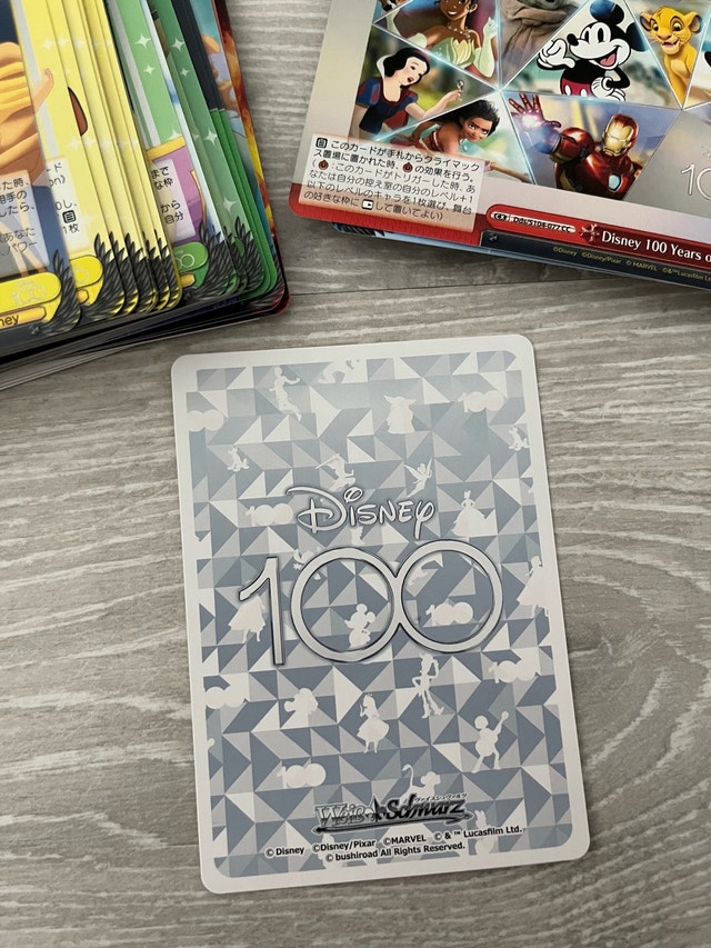 Japanese Weiss Schwarz Disney 100 trading cards - photo 4