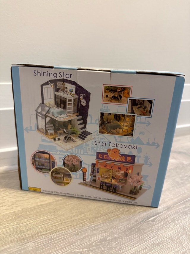 DIY Miniature Wooden Takoyaki Shop Kit - photo 2