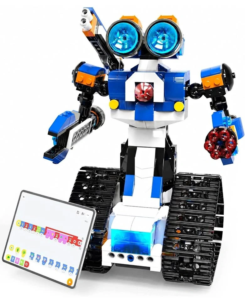Apitor Toys for Kids 8-12, App-Controlled Coding Robot Kit
