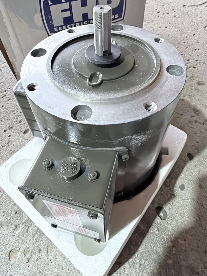 Leeson Gearmotor Set - 1/3 HP Motor + Hydro-Mec Gear Reducer