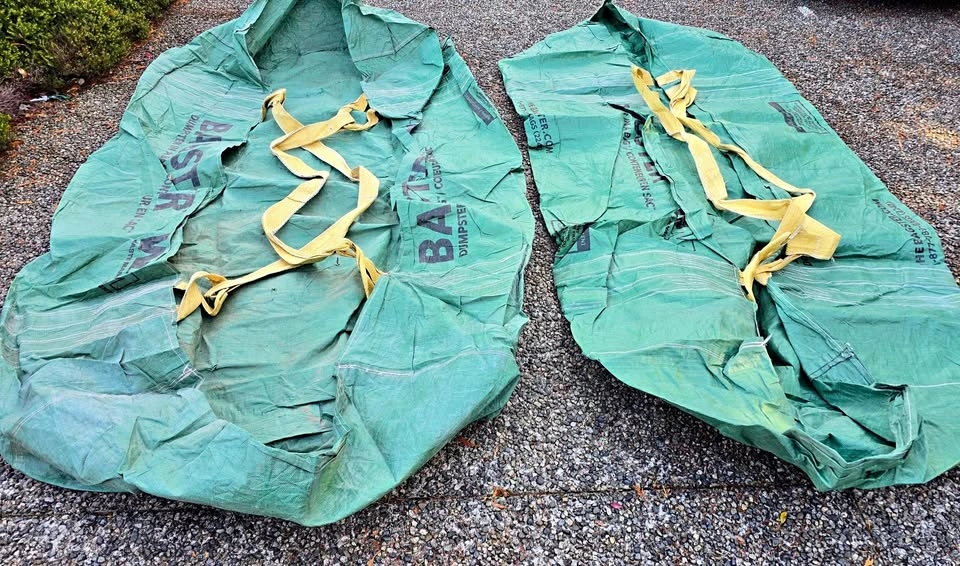 Heavy-Duty Bagster Woven Bags - Used Once