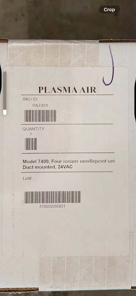 Plasma air whole home air purifier - photo 2
