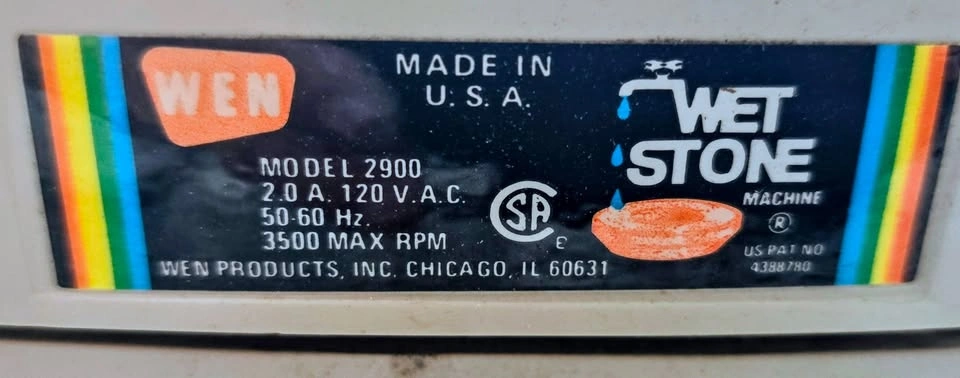 Vintage WEN 2900 Electric Wet Stone Sharpener - photo 2