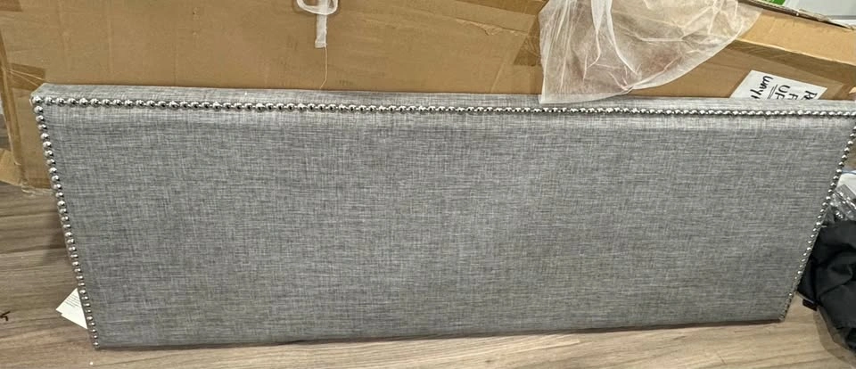 Basic Square Full/Queen Headboard - Grey