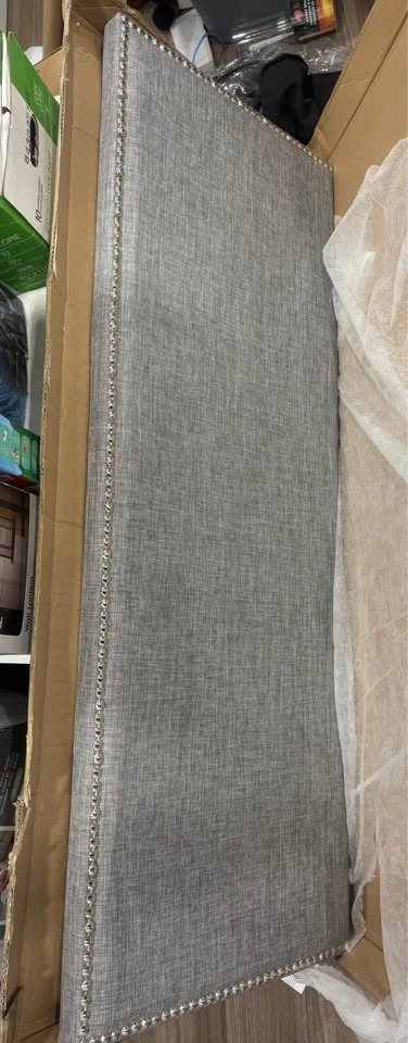 Basic Square Full/Queen Headboard - Grey - photo 3