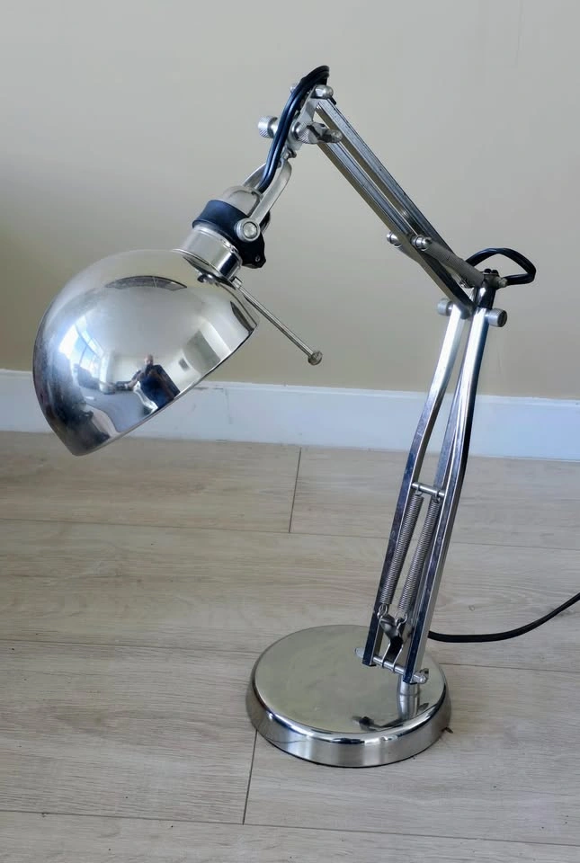 IKEA FORSÅ Desk Lamp - Chrome Steel - photo 4