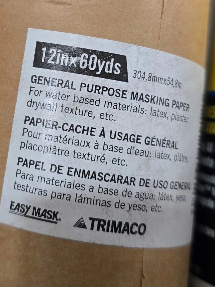 Bulk Painting Masking Supplies - 3M Film & Trimaco Paper - photo 3
