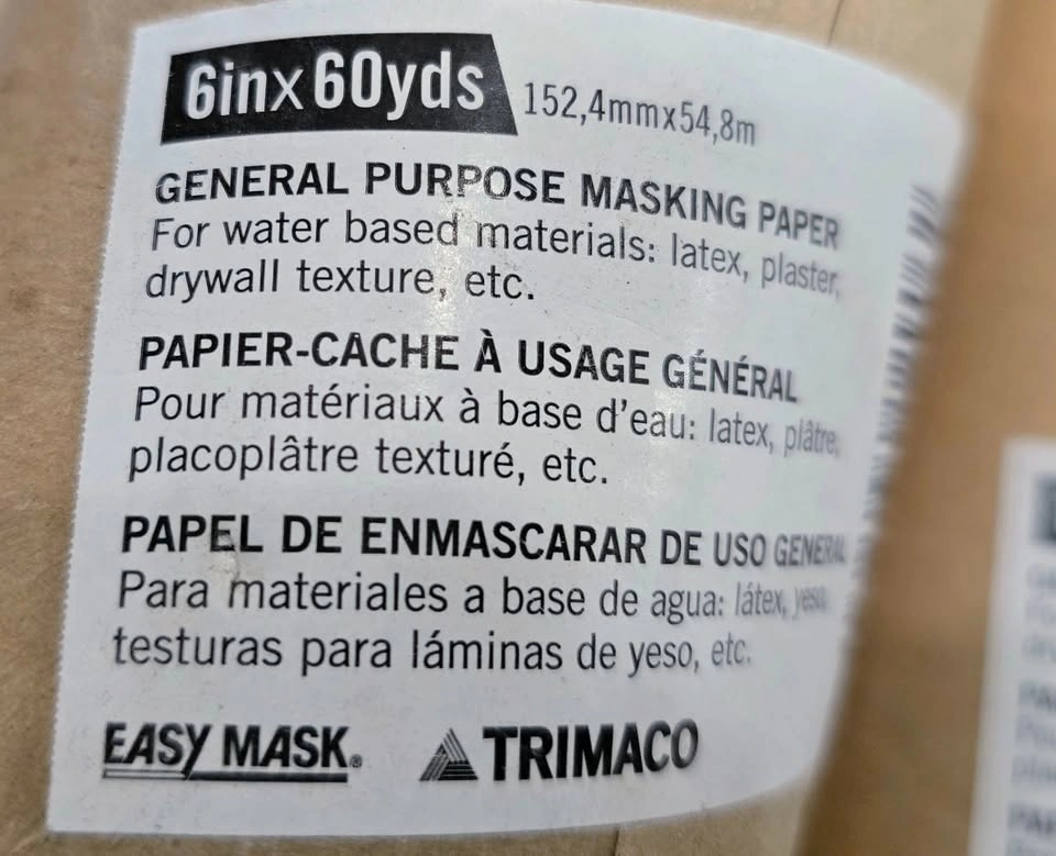 Bulk Painting Masking Supplies - 3M Film & Trimaco Paper - photo 4