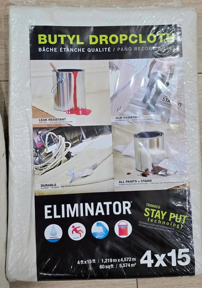 New Professional Painter's Drop Cloth Bundle - 5 Pack - photo 4