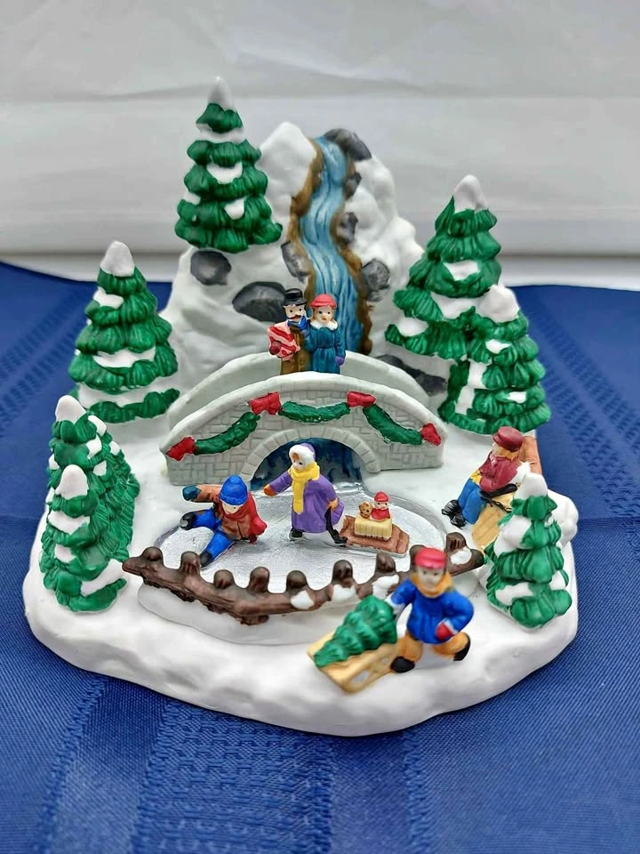 Christmas Village Porcelain Display Figurine