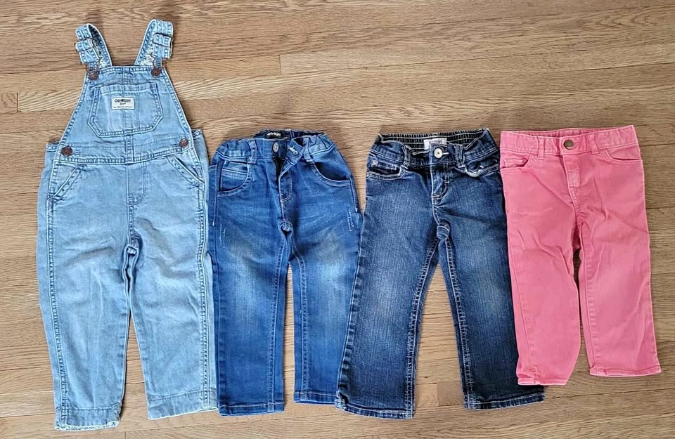 Denim jeans overalls 2T
