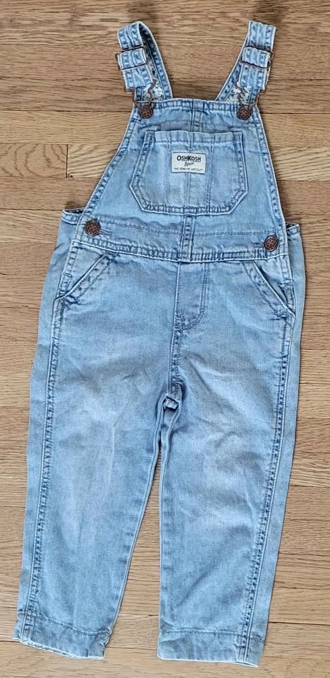 Denim jeans overalls 2T - photo 2