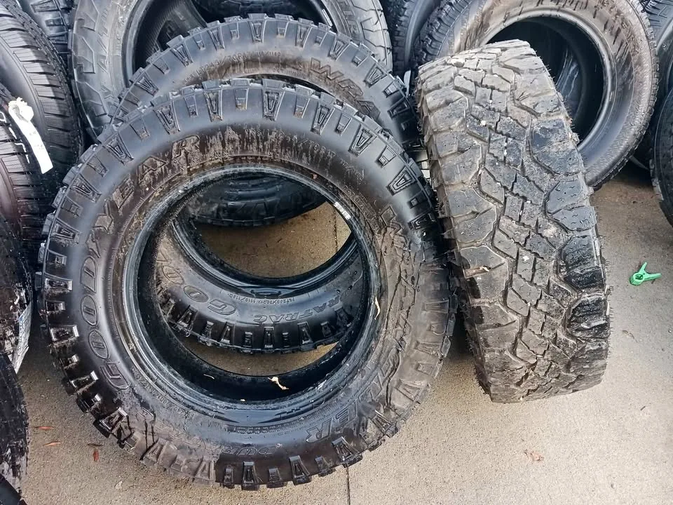 LT 245 70 r17 THREE GOODYEAR WRANGLER DURATRAC TIRES thumbnail