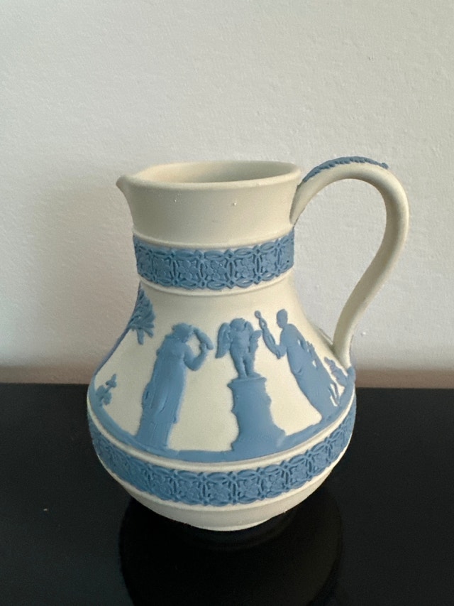 Vintage Wedgwood jasperware pitcher