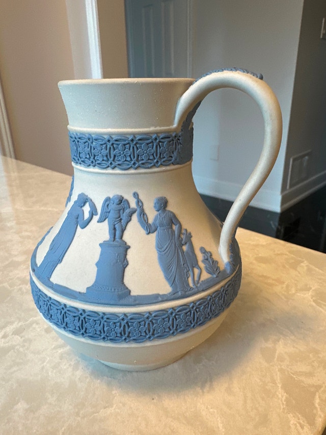 Vintage Wedgwood jasperware pitcher - photo 2